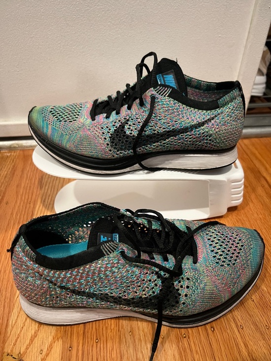 Nike Other - Nike Multicolor Flyknit Sneakers with Black Swoosh